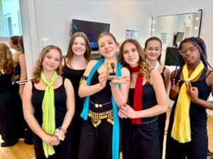 Foto von Mia and the B-Girls nach dem Auftritt