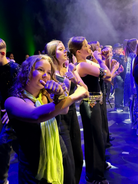 Foto von Mia and the B-Girls bei der Generalprobe