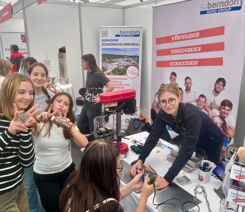 Kids visit Berndorf company